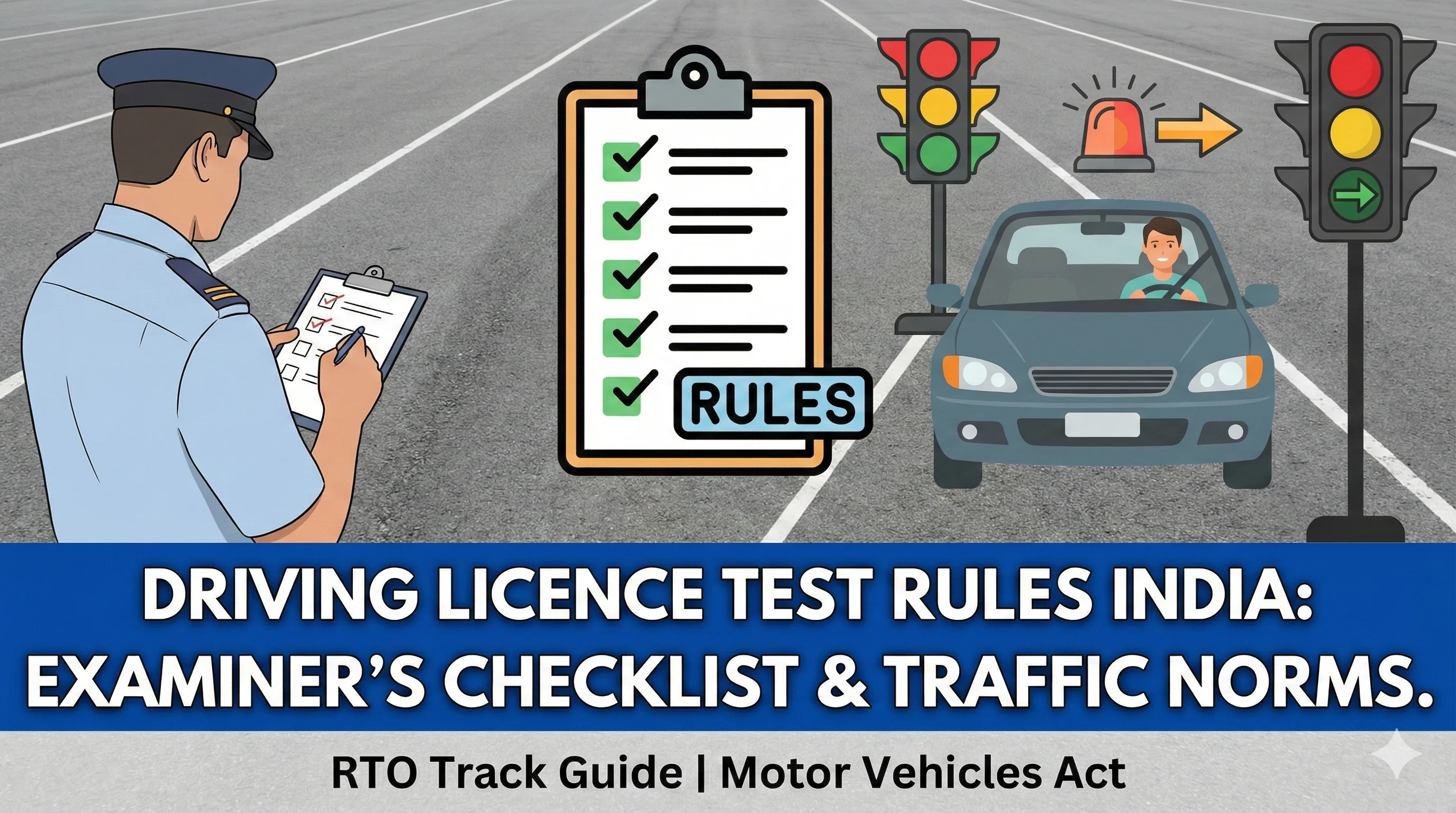 Driving Licence Test Rules Explained - Official Rules You Must Follow (India)